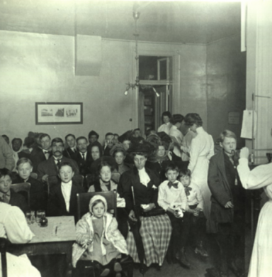 Out-Patient Clinic of the JCRS - Photo from the Chasing the Cure exhibit of the Beck Archives