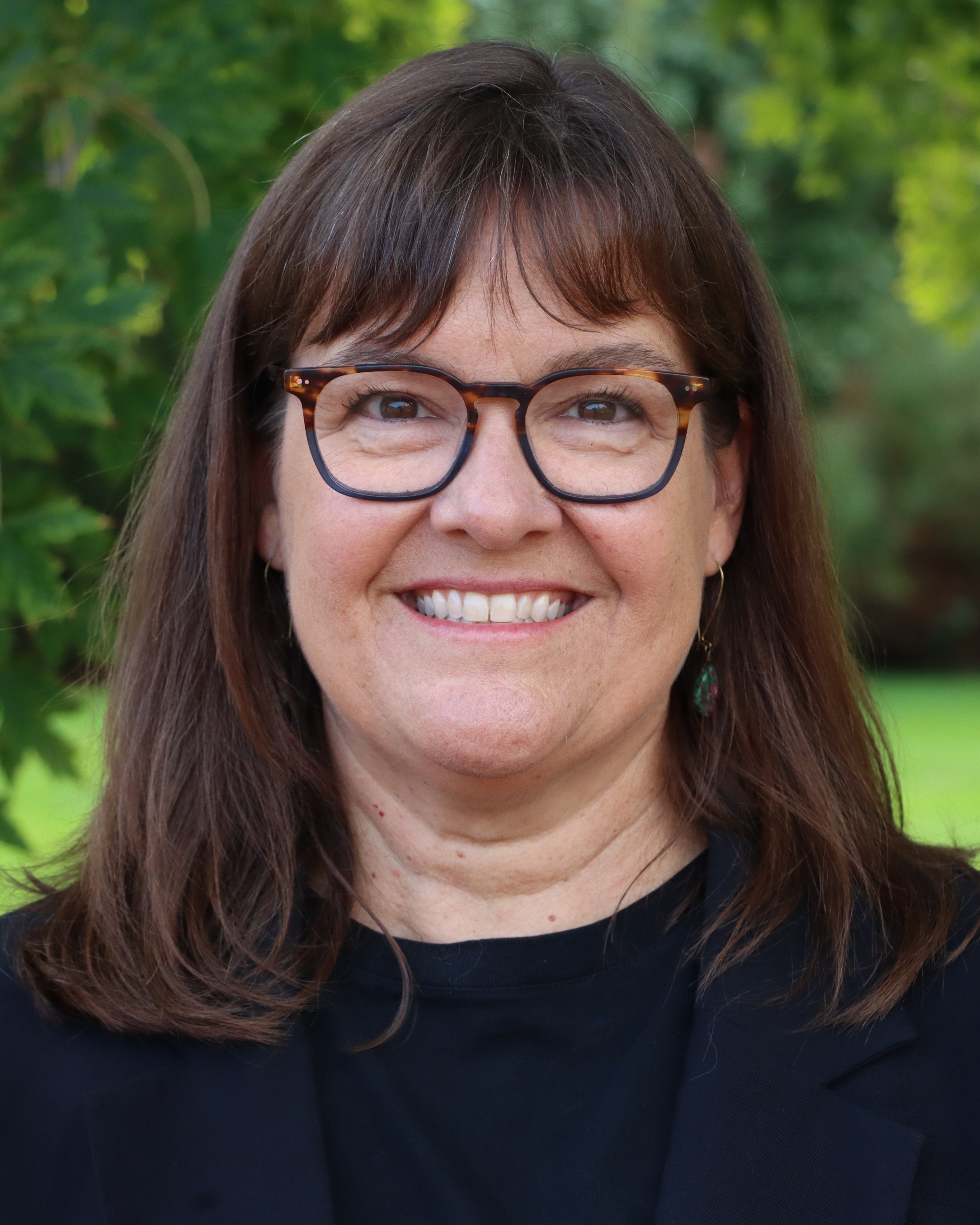 Susan smiling
