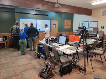 Incident Command Center to fight CO wildfire