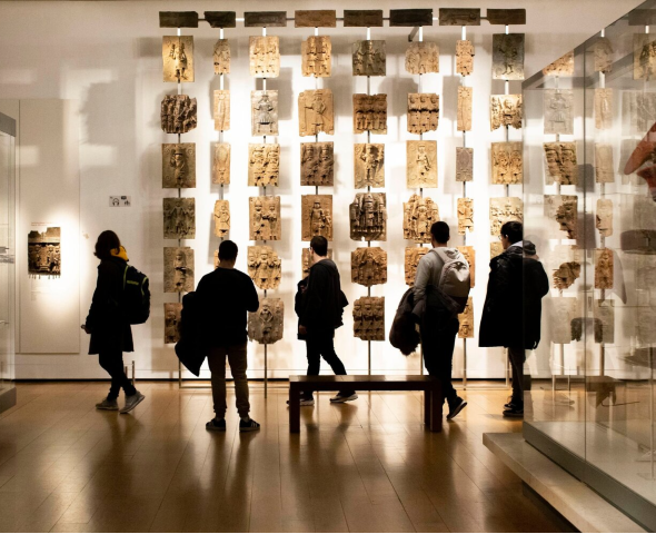 Benin Bronzes at the British Museum in London