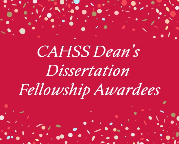 Dean's Dissertation Awardees