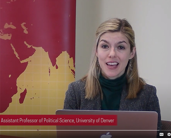 Assistant Professor of Political Science Elizabeth Sperber