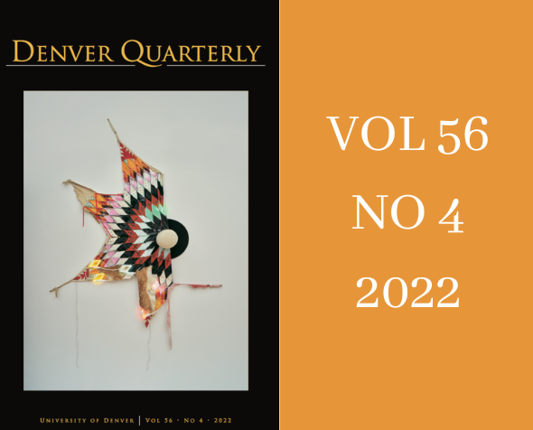 Denver Quarterly Volume 56, Issue 4 Cover Art