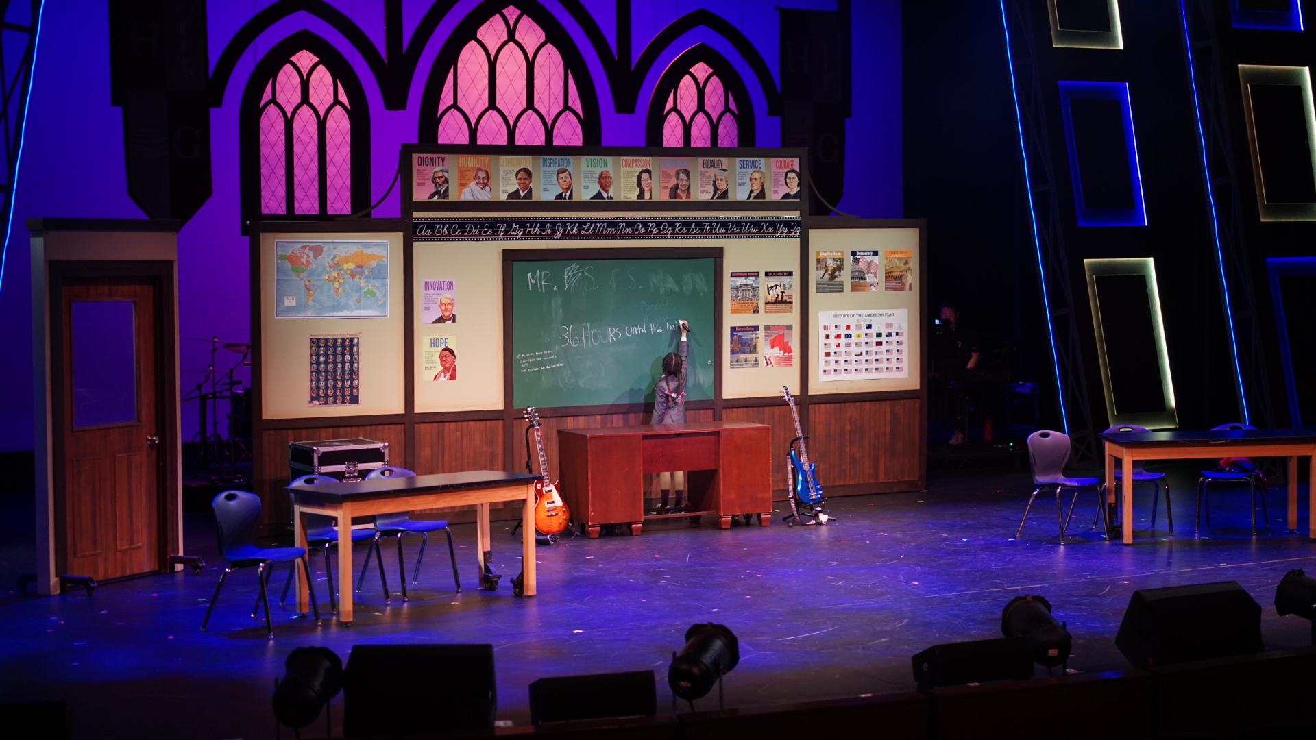 Set Design for School of Rock