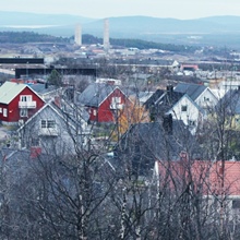 Photo of town of Kiruna