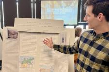 Kip presenting research