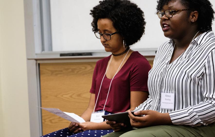 Students participate in a session at Denver Publishing Institute.