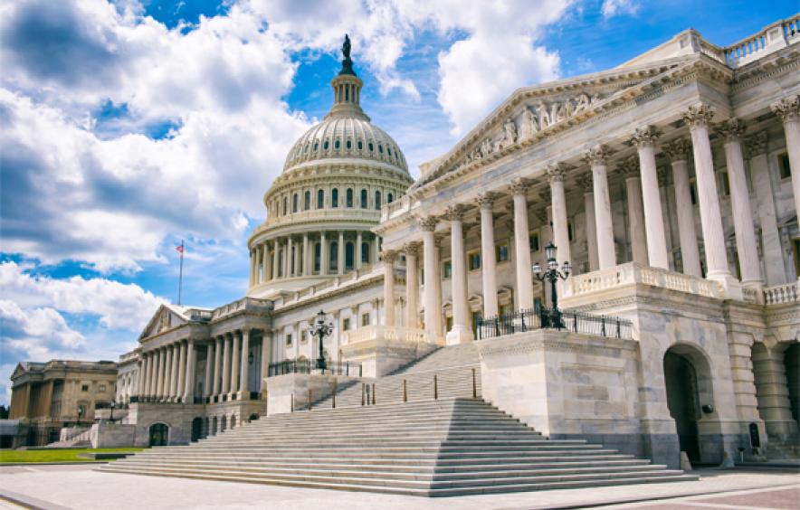 The US Capitol Building in Washington DC