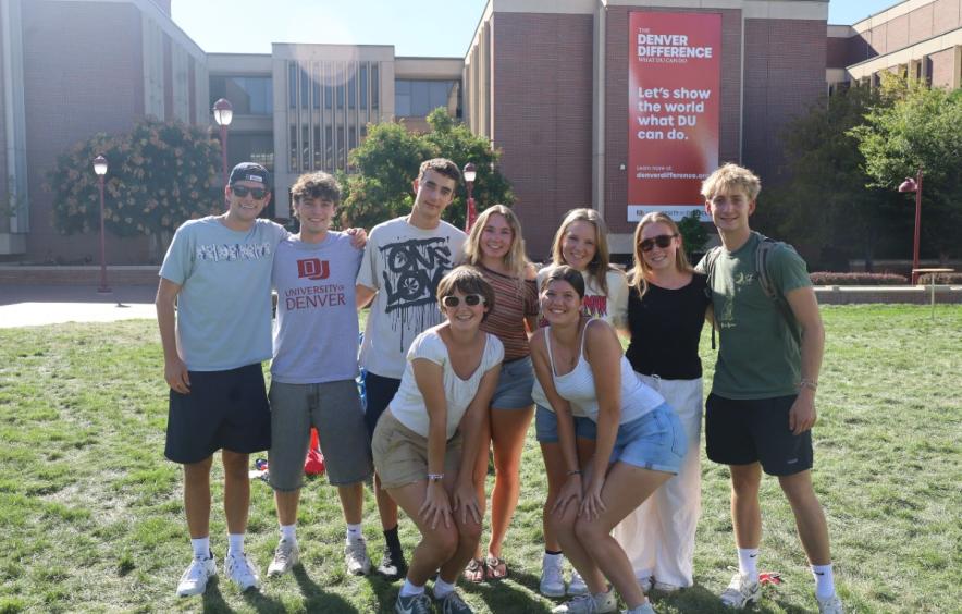 Students smiling
