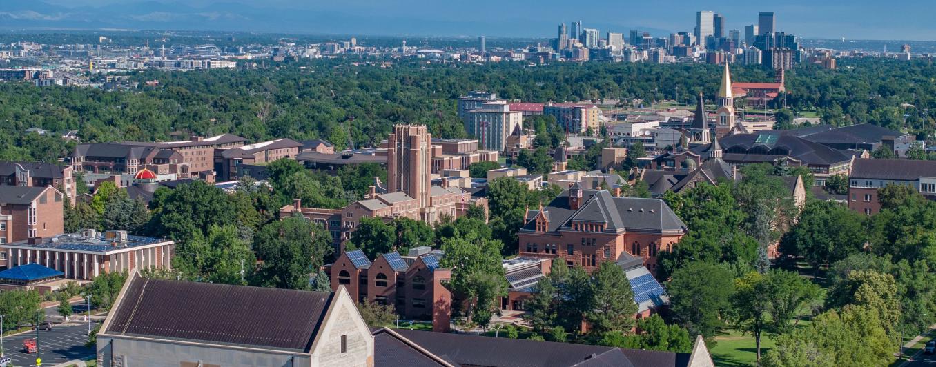 aerial view of campus