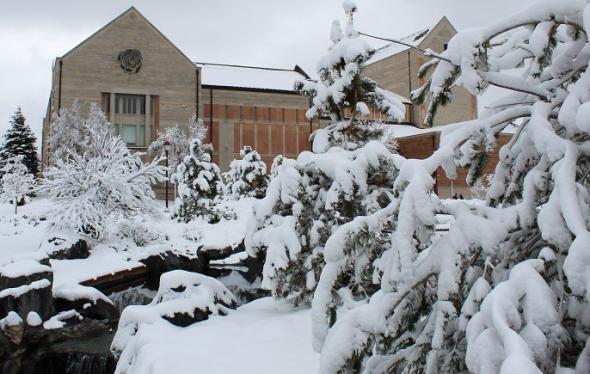 Newman Center in Snow
