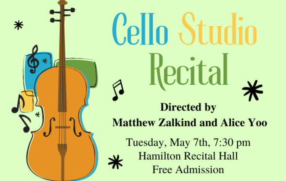 Cello Studio Recital poster