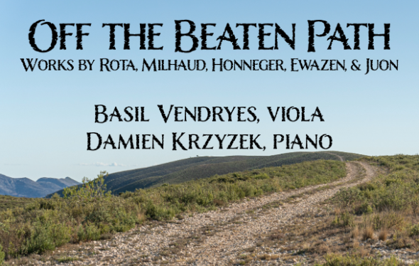 Faculty Artists Recital Series: Basil Vendryes, viola & Damien Krzyzek, piano