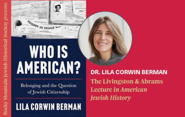 book cover "Who is American?" with photo of a woman