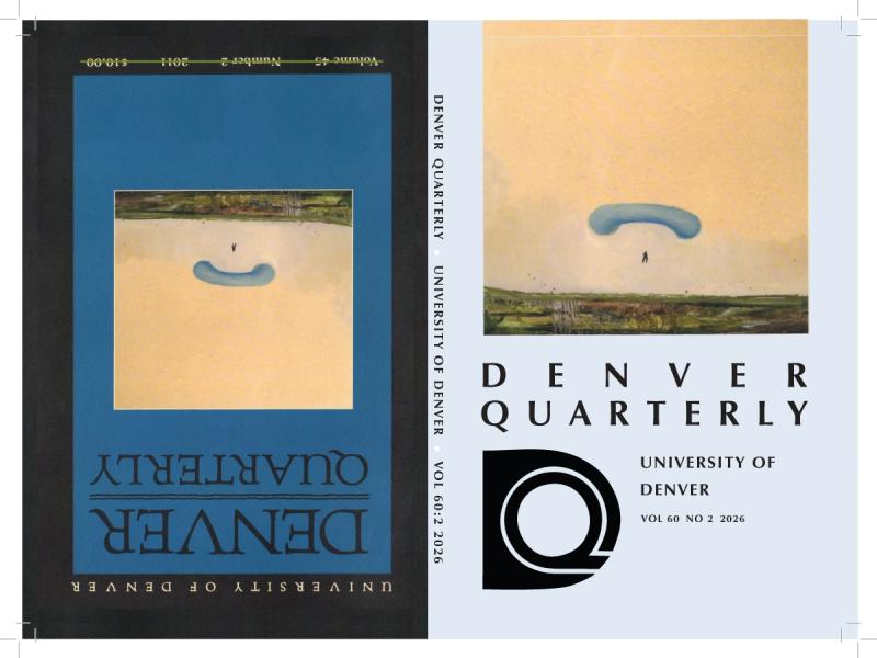 Artistic cover of the Denver Quarterly publication
