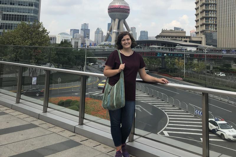 Kathleen Burns in Shanghai