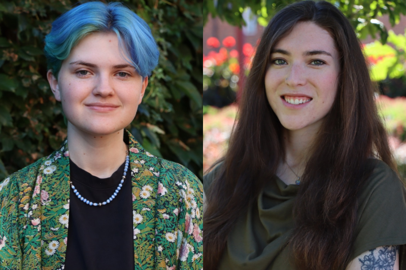Eli Gehring (left) and Natalie Inazu (right). Photos by Hannah Fulk. 