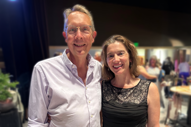 Rick and Anne smiling