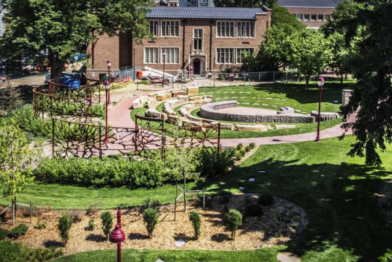 DU's outdoor Holocaust Awareness and Action Site.