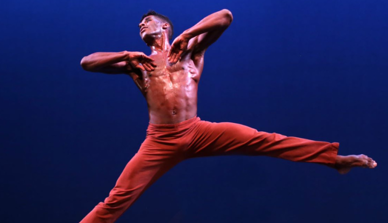 A dancer performs with the Martha Graham Dance Company.