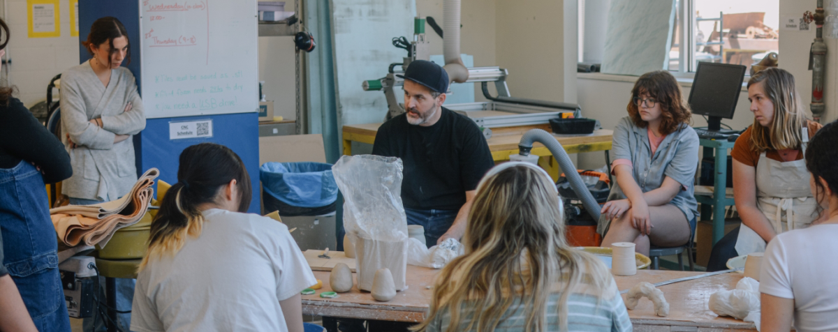 pottery class. 