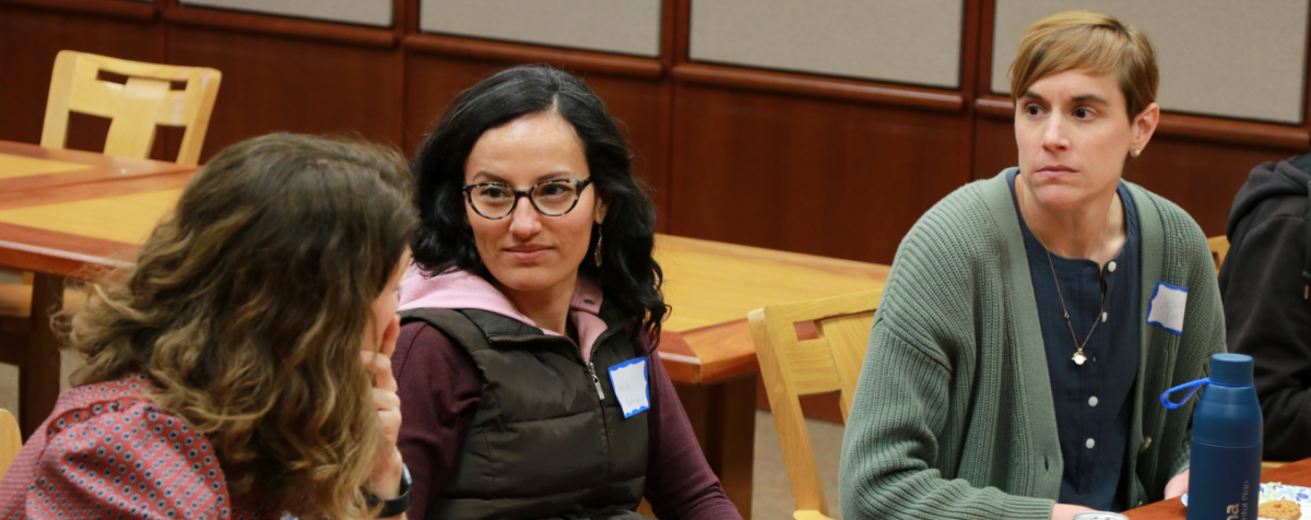 faculty talking