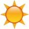 the sun emoji