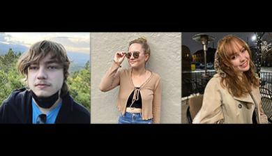 Side-by-side headshots of Michael Cox, Lila Ruppe, and Ambriel Speagle