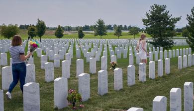 photo of cemetery for veterans legacy project