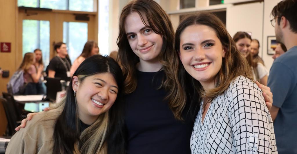 students smiling