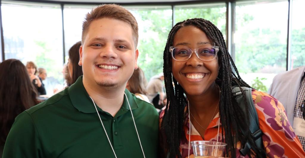 students smiling