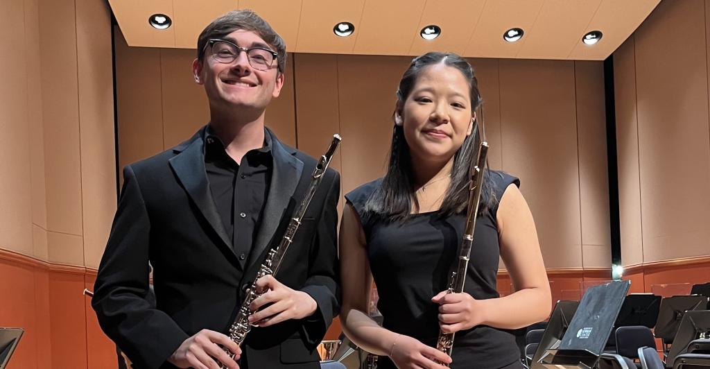 Lamont flute students