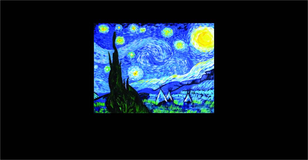 Starry Night on the Plains (ode to Vincent van Gogh)