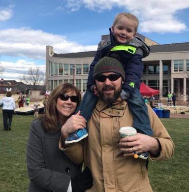 Michael Furry with family