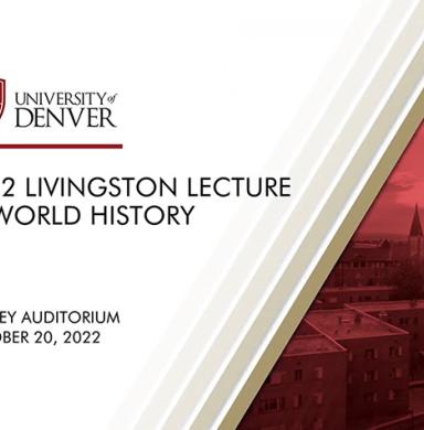 Livingston Lecture 2022 Introduction Slide