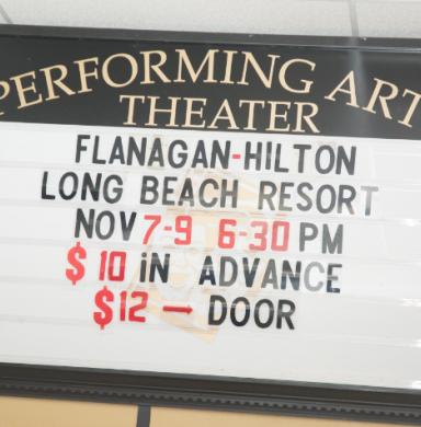 Douglas's co-written play, “The Flanagan-Hilton Long Beach Resort,” was performed as Green Mountain High School’s fall play in November of 2019