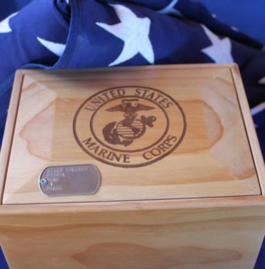 Carol Helstosky vets cremated remains