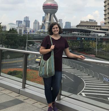 kathleen burns during study abroad in china