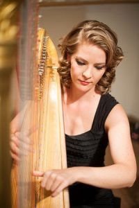 Ann Marie Liss with harp