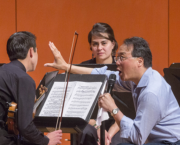 Yo Yo Ma teaches a master class