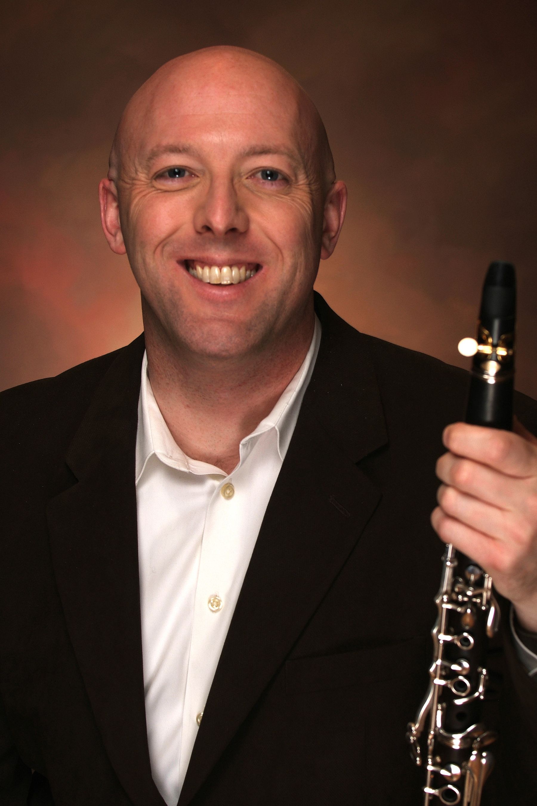 Jeremy Reynolds with clarinet